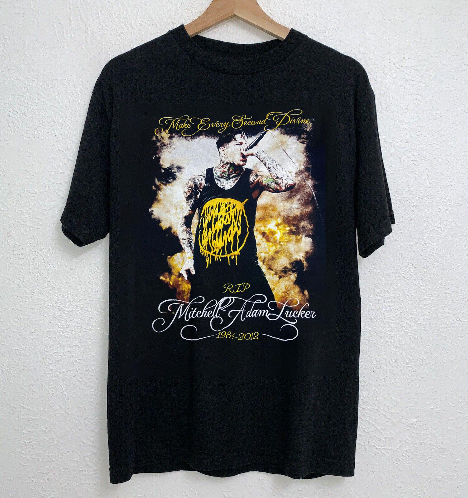 Mitch Lucker Suicide Silence R.I.P. Black All Size Unisex Shirt OB148 XL