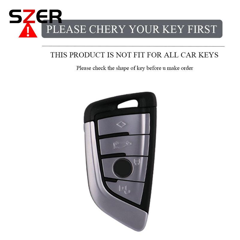 AXLUY1 NEW TPU Remote Car Key Case Cover Full Shell For Bmw F20 G20 G30 X1 X3 X4 X5 G05 X6 X7 G11 F15 F16 G01 G02 F48 Holder Keychain