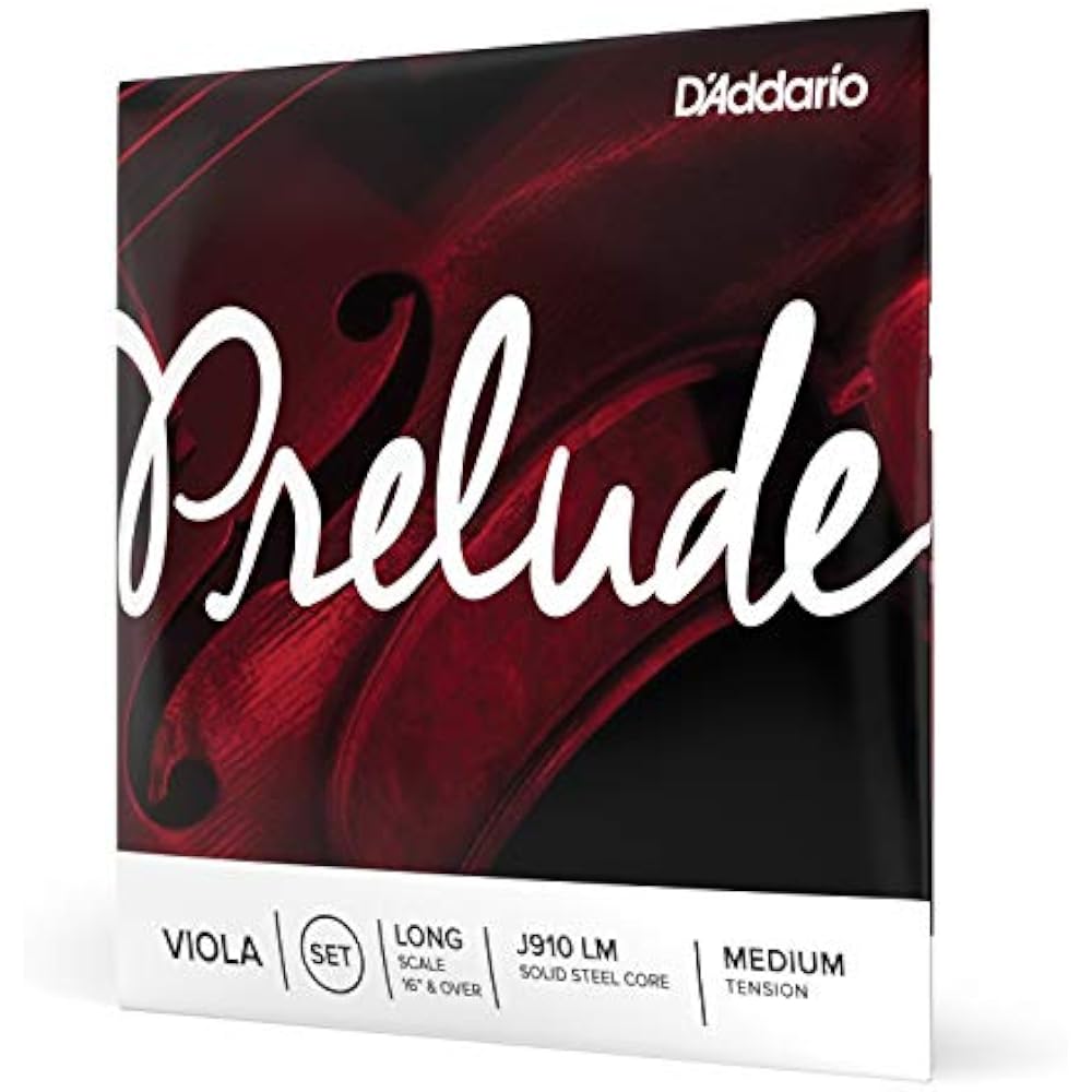 D Addario Daddario Viola Strings J910 LM Prelude Viola Strings/Set (4-strings) LongScale [Domesti...