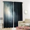 2pcs   2D FLAT PRINTING Curtains (Without Rod) Mystic Haze Popular Curtains&Window Treatment Polyester Easy Install Curtains
