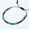 KND black & green turquoise beads bracelet