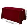 Tablecloth Oblong Shape Pure Color Golden Velvet Table Banquets Party Tablecloth Diner Restaurant Picnic Table Cover
