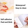 1pc 5m/196.85in  Wood Grain Border Sticker Self-adhesive DIY Wallpaper Sill Door Frame Floor Wall Decoration Marble Baseboard