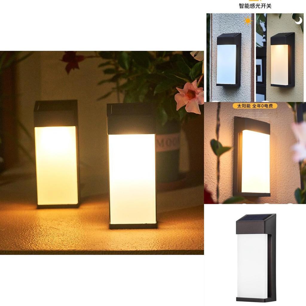 Elegant Vintage Solar Wall Light For Outdoor Patios Gardens Warm White Lighting