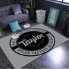 Taylor Guitar Rug Area Rug for Livingroom, Bedroom, Palyroom, Chair Rug, Office Rug, Floor Mat, Large Size Fan Christmas Birthday Gift