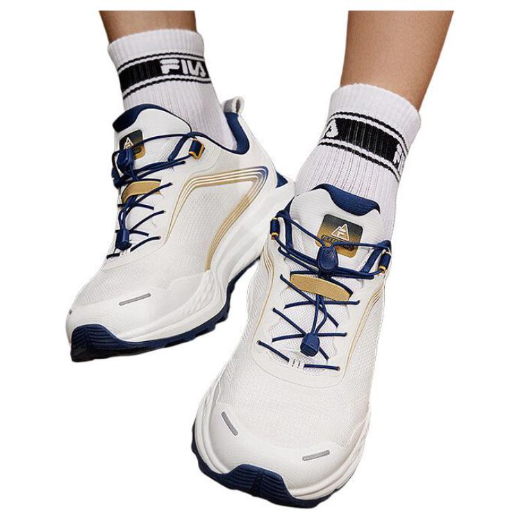 Fila SPD LYNX 2 Pantofi de Trail Running Confortabili de Exterior cu Top Jos Bărbați sneaker Alb A12M431201FBA