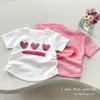 Girls' Summer 2025 Pure Cotton Short Sleeve Baby Top - Stylish A-Class Children's T-Shirt