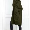 Women's 2024 Fast-Selling Zipper Hooded Pocket Sweatshirt, Mid-Length Two-Piece Loose Jacket