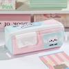 Cat Prism Dot Pencil Case With Large Capacity For Students And Kids