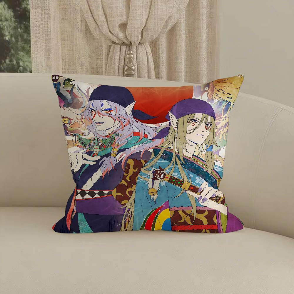 Mononoke Kusuriuri Pillow Case Pillowcases Home Decor Living Room Decor Cushion Covers
