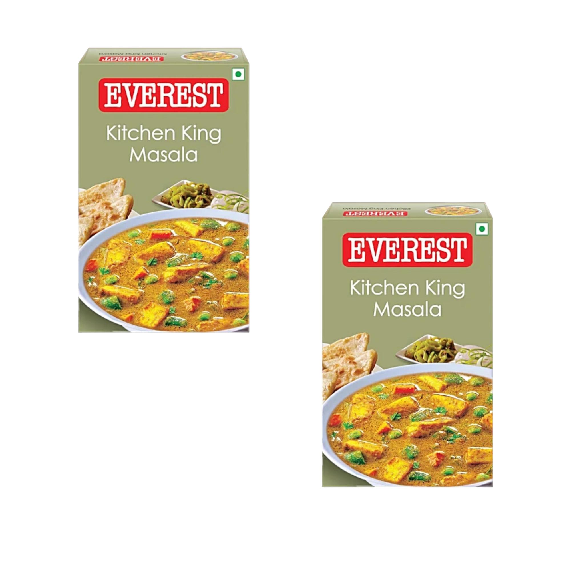 

Everest Kitchen King Masala Powder 100g XPack of 2 for Flavorful Vegetarian Curries and Paneer Dishes