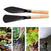 Dual-Edge Metal Garden Spade With Non-Slip Wooden Handle, For Digging/Weeding/Transplanting,Multi-Purpose Gardening Tool Set