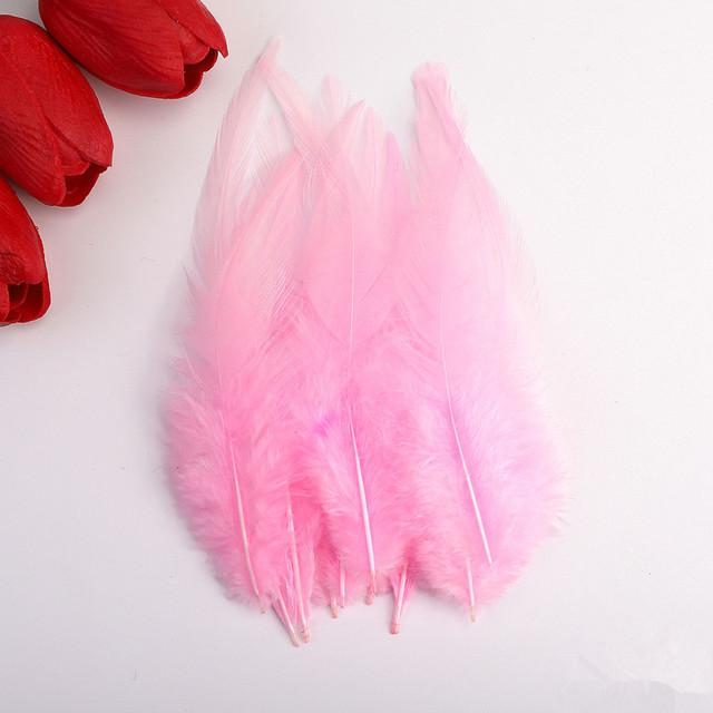 20pcs White Pheasant Feathers Diy Christmas Home Decoration Dream Catcher Chicken Plumes For Wedding Novelty Accessories Crafts