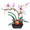 Construction Blocks Flower Orchid in a Pot White to be assembled 581 pcs.