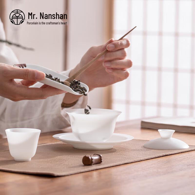 Nanshan Mr. Chinese Kung Fu Sancai Gaiwan Teapot