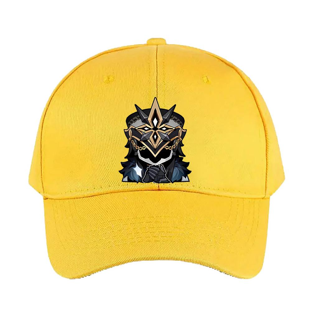 Capitano Genshin Impact Cap Summer Woman Man Adult Casual Fashion Casual Adjustable Fishing Hat Sun Hat Baseball cap