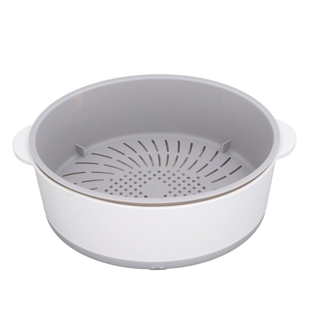 Fruit and Vegetable Washing Machine Double Layer Efficient Time Saving Multifunctional Electric Vegetable Washing Basket