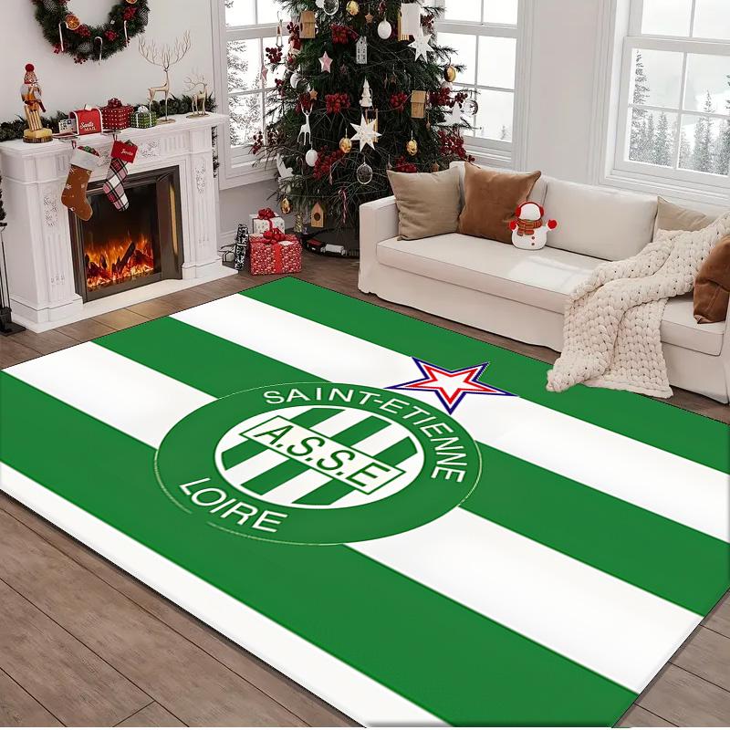 1PC rug Saint-etienne Football Club Carpet, Chair Rug,Area Rug for Office Bedroom living rooms bedroom, Doormat decor Christmas fan gifts
