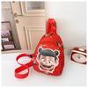 Cartoon Zha Ne Printed Shoulder Chest Bags Anime Peripheral Wallet Children