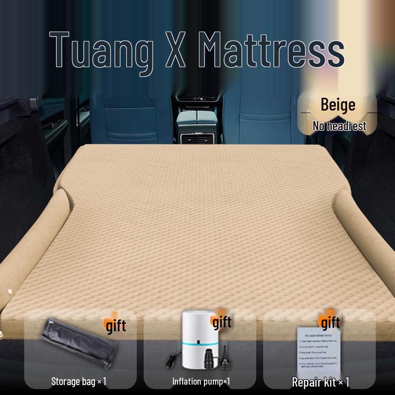 Volkswagen Teramont X Trunk Air Mattress: Inflatable Rear Car Sleeping Mat