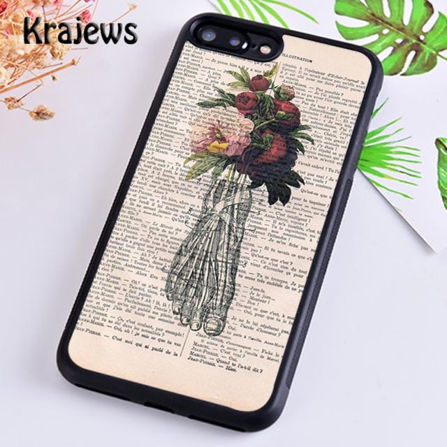 Krajews Medical Human Organs Brain Kidney Art Phone Case For IPhone 18 17 Air 16 15 14 plus 11 12 13 pro max coque Fundas