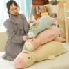 Giant Soft Toy Unicorn Stuffed Silver Horn Unicorn High Quality Sleeping Pillow Animal Bed Decor Cushion Throw Pillow