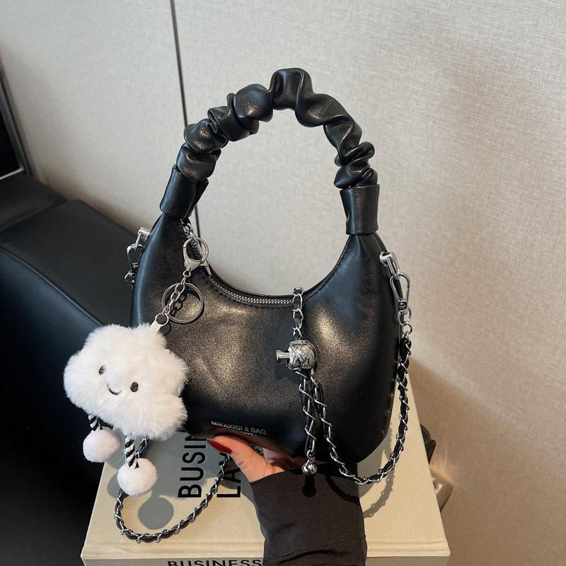 High-end Hand Bag Women's 2025 New Trendy Spring Popular Fashion Commuter Shoulder Messenger Bag Dumpling Bag