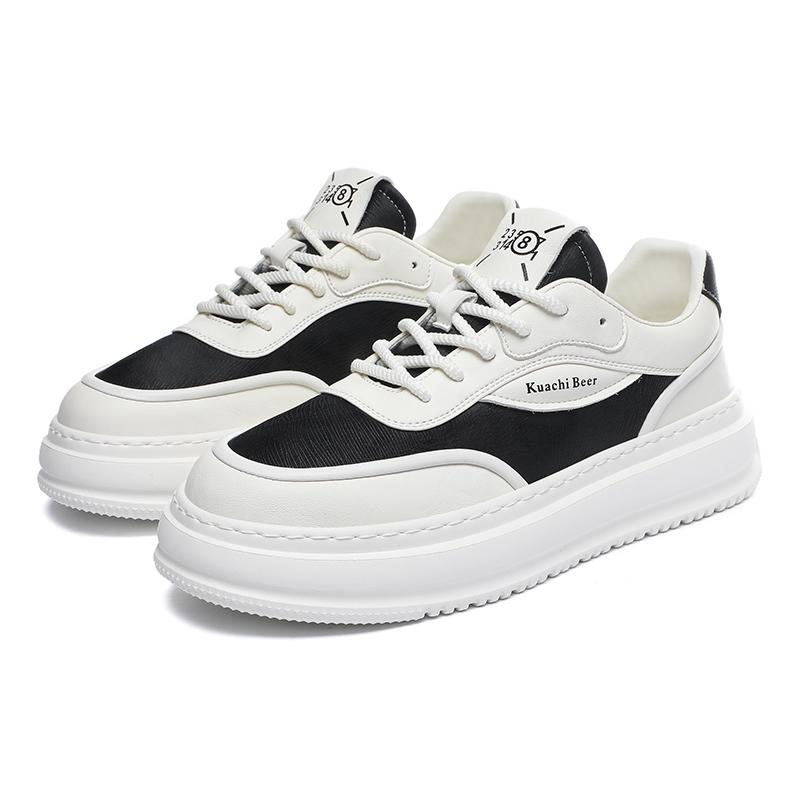 Men Casual Leather Luxury Vulcanized Shoes Flat Designer Antiskid Sneakers Autumn Brand Suede Shoes Comfortable Footwear2024 New