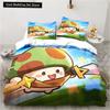 3D Tisk Anime Hra Legenda o Houbě Vzor Povlečení Sady Přikrývka Ložní Prádlo Dárek Twin Queen King Size Romantický Domácí Dárek