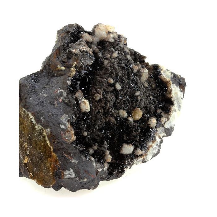 Pierres et Minéraux. Goethite + Quartz. 1635.0 ct. La Quille du Roy, Montredon, Tarn, France. Rare.