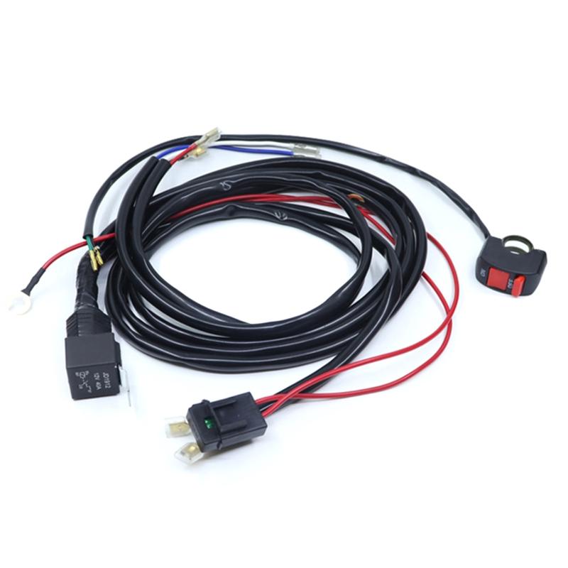 12V/24V Wiring Harness Extension Kit for LED Work Light Bar Led Lamp Off-Road Lights Driving Fog Light