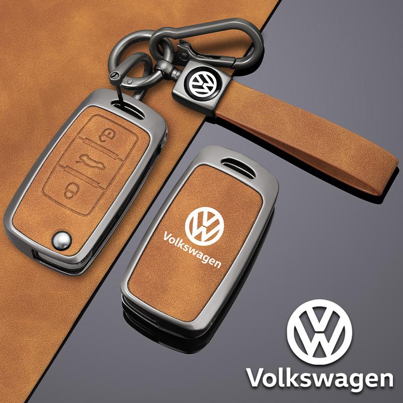 For VW Volkswagen Jetta MK5 Golf Zinc Alloy Car Remote Key Case Cover Shell For Volkswagen VW Polo Golf Passat Tiguan Beetle Cad