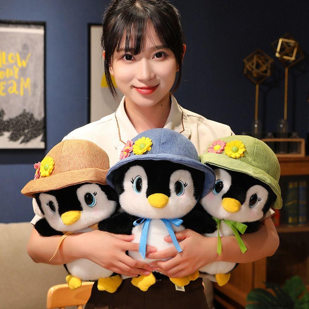 Penguin Lovely Hat Penguin Dolls Plush Plush Hat Penguin Toy  Friends Birthday Gifts