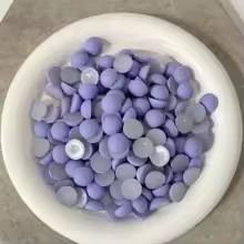 6-12mm Semi Circular Acrylic Flatback Plastic Beads Matte Multi-color Customizable Color Clothing Accessories Beads