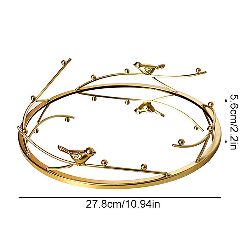 

Поднос для хранения в скандинавском стиле, ювелирные изделия, искусственная птица, косметика, стеклянная тарелка для закусок, железная ароматерапевтическая тарелка, товары для дома