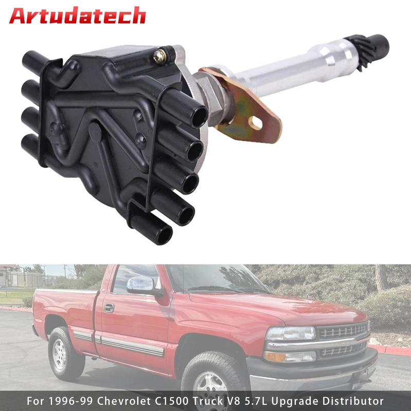 Artudatech Ignition Distributor 12570425 For GMC Cadillac Chevy Pickup SUV Van Tahoe 5.0 Car Accessories