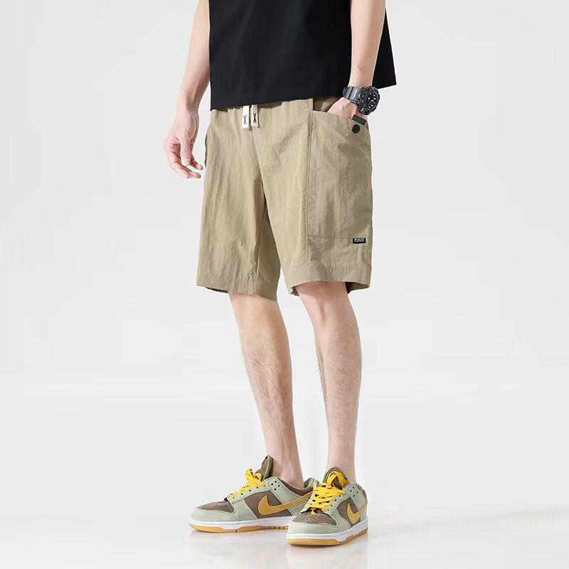 American Style Quick-Dry Summer Sports Shorts - Trendy Casual Loose Fit Five-Point Pants M: 80-100 lbs