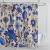 Boho Luxury Floral modern Shower Curtain flower printing Waterproof Polyester Bathroom Curtain with Hooks Bathtub Screen