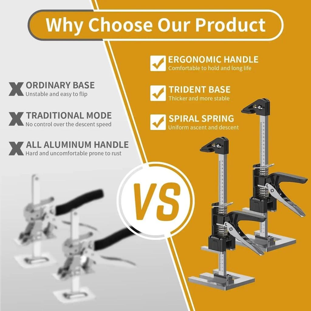 15,55 Zoll Möbelheber Arbeitssparender Arm Haushalts-Schrankinstallationswerkzeug-Set Handhebe-Wagenheberwerkzeug