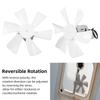6in RV Vent Fan Blade with DC12V Motor Enhanced Air Circulating RV Ventilation Fan Blade for Trailer Campervan