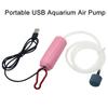 USB-Aufladung Tragbare Sauerstoffpumpe Aquarium Aquarium liefert kleine energiesparende Pumpe Ultra-leise