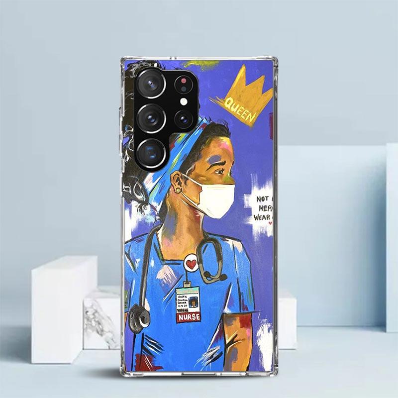 Medicine Nurse Doctor Phone Case For Samsung Galaxy S24 S25 Edge S26 Ultra S22 S23 Plus S21 + S20 FE Soft TPU Back Cover Galaxy