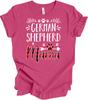 German Shepherd Mama Shirt Buffalo Plaid Dog Mom Gift Shepherd Lover T-Shirt