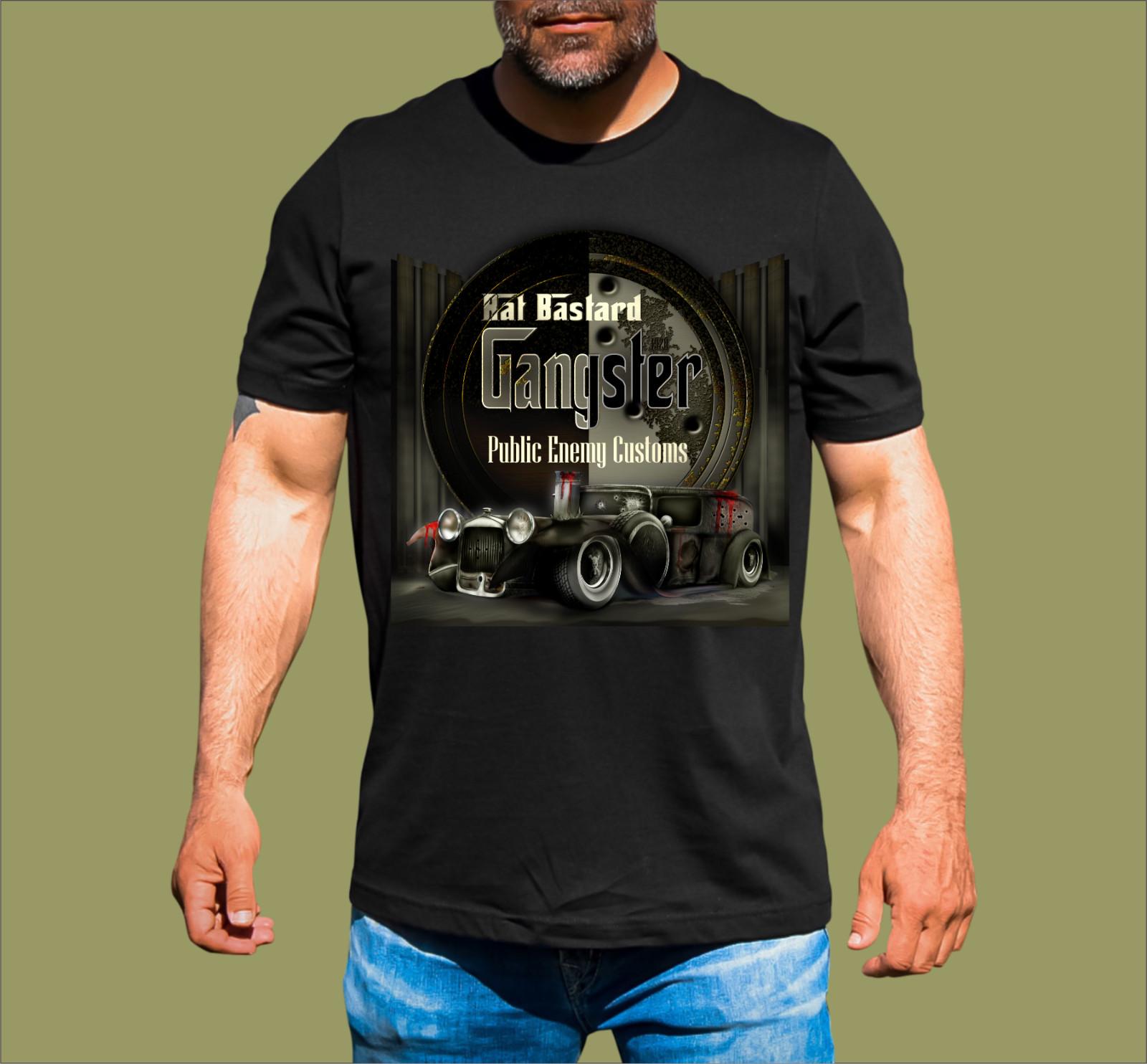 GANGSTER RAT ROD T-SHIRT XL