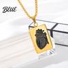 Lightweight Couple Necklaces 2Pcs Heart Charm Necklace Love Keepsake Fine