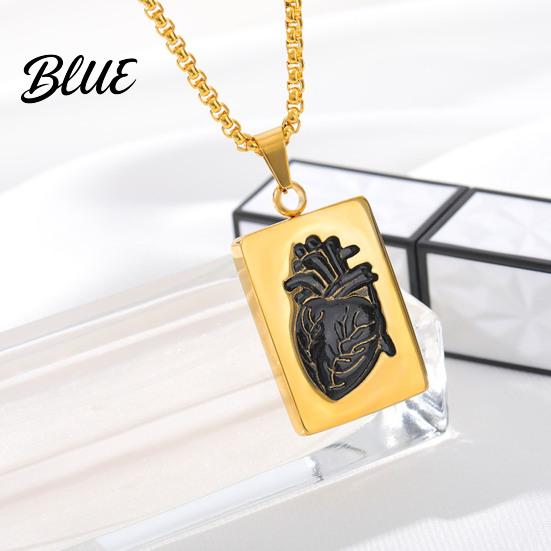 Lightweight Couple Necklaces 2Pcs Heart Charm Necklace Love Keepsake Fine