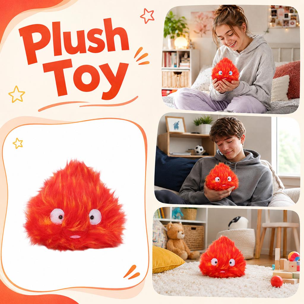 Peluche Animale en Peluche Poupée Douce pour Enfants et Tout-Petits