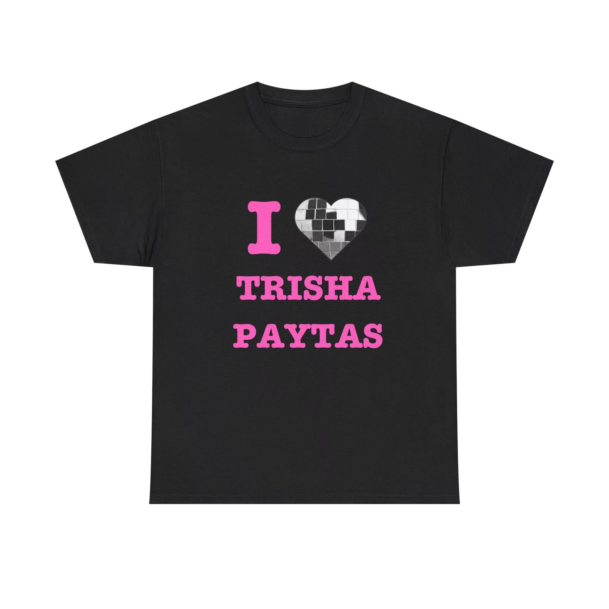 

Retro Trisha Paytas Graphic Cotton Tshirts for Fan Gift Prue Cotton Highquality Men Unseix Sportswear Men Clothing Top L