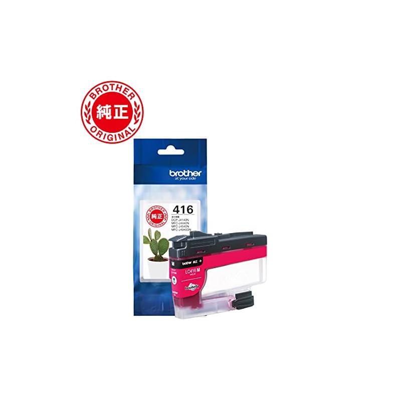 [Genuine Brother] Brother Industries Ink Cartridge Magenta LC416M Compatible Models: DCP-J4140N, MFC-J4440N, MFC-J4540N, MFC-J4940DN, Etc.