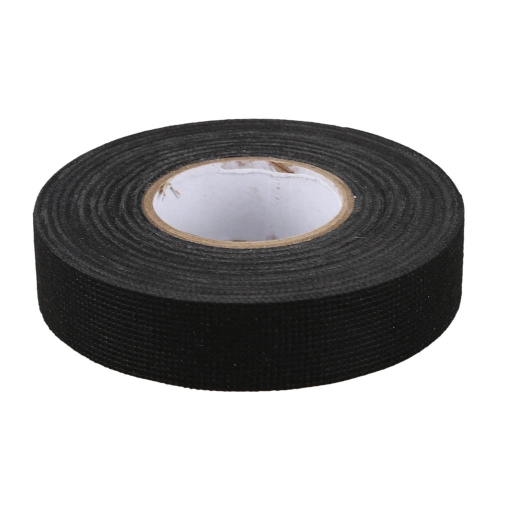 Premium-10Pc Heat-Resistant Wiring Harness Tape Looms Wiring Harness Cloth Fabric Tape Adhesive Cable Protection 19Mm X 15M